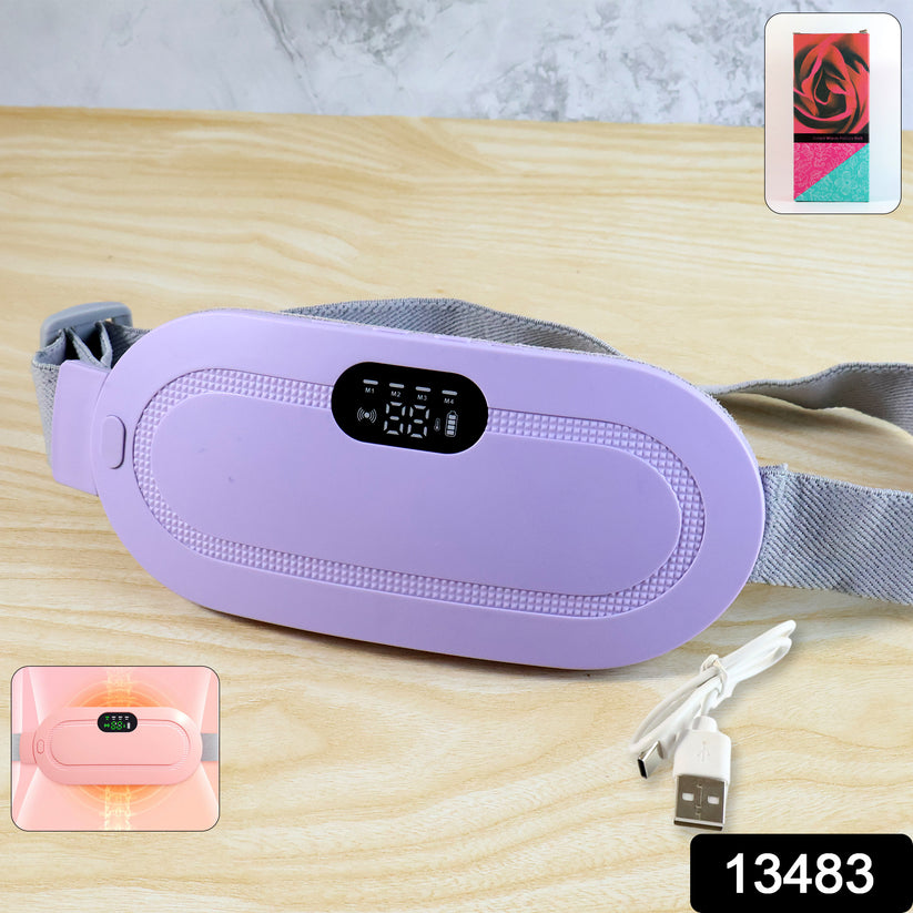 Menstrual Cramp Relief Belt – Rechargeable Heating Pad | Velvet Wellness